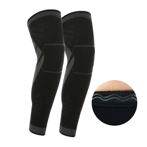 Custom Elastic Calf Thigh Protector Guard Basketball Full Leg Knee Compression Sleeve Support for Women and Men