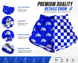 Custom Rugby Footy Shorts With Zipper Pocket Men's Sports Shorts Unisex Training Running Shorts Gym Workout Bottom Sportswear