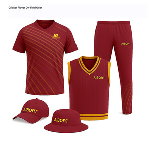 Aolan Unique Stylish Durable Lightweight Plus Size Unisex Custom Logo Breathable Anti-Sweat Teamwear Set Cricket Kit
