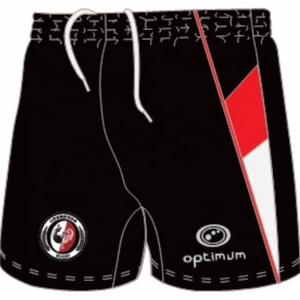 Custom Plus Size Polyester Twill Full Sublimation Rugby Shorts