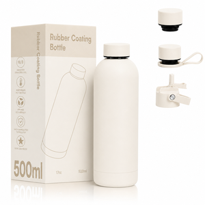 Double Walled Vacuum Insulated Sport Thermal Flask Stainless Steel Water Bottle