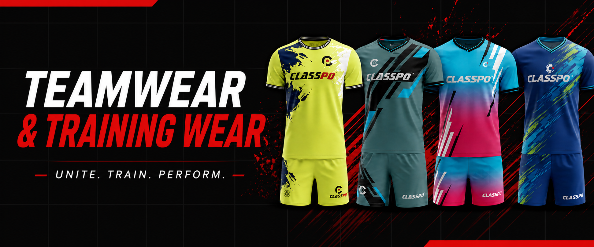 Custom sublimated sports teamwear apparel production