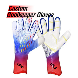 Wholesale Design Logo Strong Control and Grip Soccer Goalkeeper Gloves