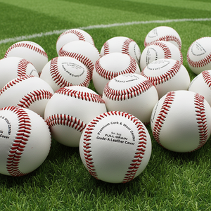 Custom Logo Official Game Standard Leather Baseball Ball Competition Grade