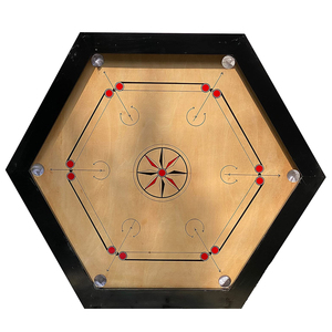 High Quality Custom Size Carrom Board Best Selling New Design for Adults Premium Wooden Material with Custom Logo