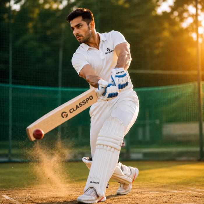 Classpo India cricket equipment production and willow pressing facility