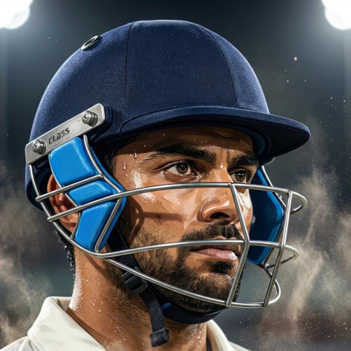 Impact resistant cricket helmets with steel grill
