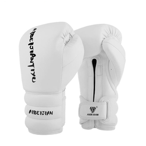 Custom Logo Design Boxing Leather MMA Fighting Gloves